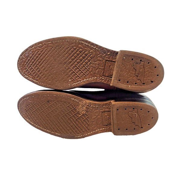 Vintage Red Wing PECOS Leather Pull-on Cowboy Style Work Boots Men's Size 8.5 D - Picture 9 of 9